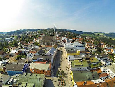 Waldkirchen aus der Luft
